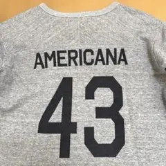 アメリカーナAmericana ナンバリング 裏毛 フットボールスウェット