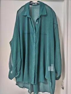ITEMS URBAN RESEARCH 楊柳 シアーシャツ 長袖