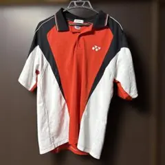YONEX バドミントンシャツ 赤黒白