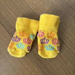 イエロー ベビードール　ベビー靴下