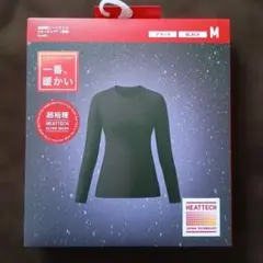 UNIQLO 超極暖ヒートテック クルーネックT(長袖)ブラック Mサイズ