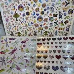 多様なデザインのシールセット