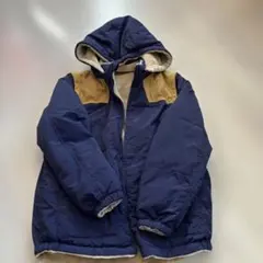 6way ネイビーコート フード付き 取り外し袖