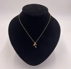 【美品】クレージュ　リボンモチーフネックレス　よく読んでください！