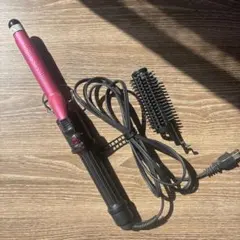 ヘアーアイロン カールアイロン VIDAL SASSOON ブラシ付き 19mm
