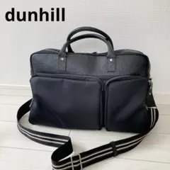 極美品 ダンヒル D8 2way ビジネスバッグ ボストン レザー 黒