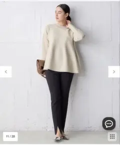アンフィーロのパンツ ブラック Mサイズのサムネイル