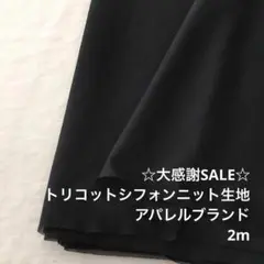 S3L/5870-02◆2m 感謝祭/ポリエステルトリコットシフォンニット生地