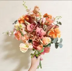 ウェディング　ブーケ　ブーケトニア　2点セット