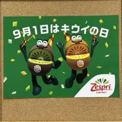 Zespri キウイの日 POP キウイブラザーズ　B5サイズ　ゼスプリ
