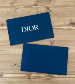 DIOR ネイビー封筒 2枚セット