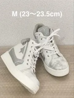 アルテミス バイ ダイアナ 星モチーフ インヒール厚底ハイカットスニーカー M