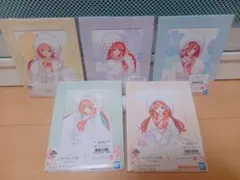 五等分の花嫁　一番くじ　L賞　フレームスタンド　全5種セット