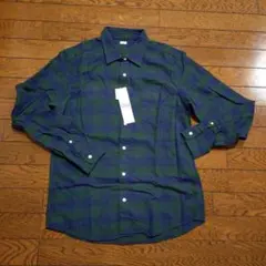 GUネルチェックシャツ