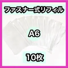 リフィル A6 10枚 6穴 乳白色 ファイル バインダー 家計管理 節約