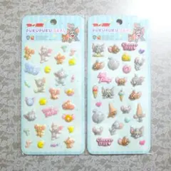 未使用 ぷくぷくシール トムとジェリー 2種セット