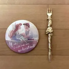 アリエル 缶バッジ ボールペン セット