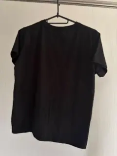 無印良品　無地 クルーネック 半袖 Tシャツ ブラックのサムネイル