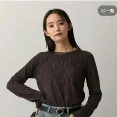 ナミミストライプ　カットソー