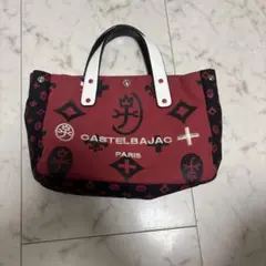 CASTELBAJAC トートバッグ 赤黒のサムネイル