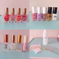 〈CANMAKE〉カラフルネイルズ 暖色セット