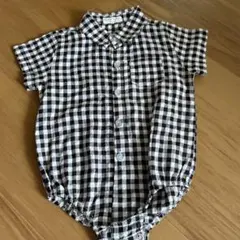 チェック柄ロンパース 18-24ヶ月