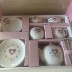ハローキティ ミニティーセット サンリオ レトロ　mini tea set