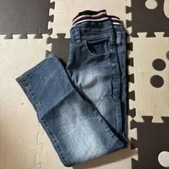 リブウエストデニムパンツ(150)