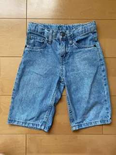 GU ジーンズハーフパンツ　110cm