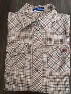 BURBERRY BLUE LABEL チェック柄長袖シャツ 38