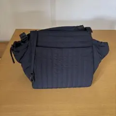 ブラックキルティングマザーズバッグ