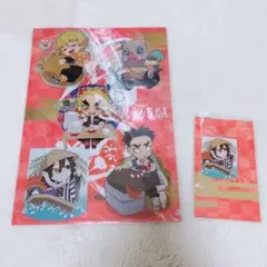 鬼滅の刃 全集中展 福岡会場 クリアファイル アクリルチャーム セット