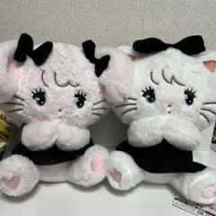 mikko characters　BLACK RIBBON　 BIGぬいぐるみ