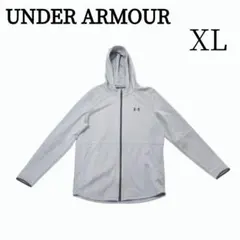 UNDER ARMOUR　ジップアップパーカー　XL　グレー系