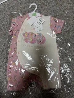 Disney 100周年記念ロンパース 60-70cm ピンク