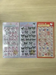 【新品未開封】ボンボンドロップシール サンリオ（クロミ・マイメロ・キティ各1枚）