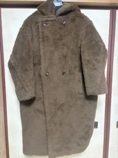 MAX MARA テディベアコート　希少　フード付き　ブラウン　XSのサムネイル
