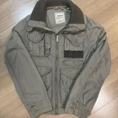 グレーのミリタリージャケット ティンバーランドSサイズ