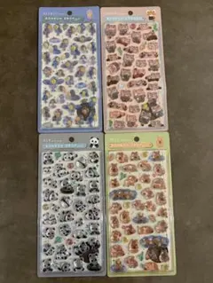 正規品 ボンドロ ハシビロコウ レッサーパンダ パンダ マヌルネコ 4枚