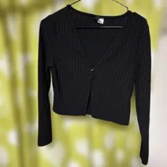 H&M DIVIDED ボレロ　ブラック カーディガン M