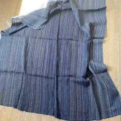 美品 うさとの服 綿 エプロンワンピース 藍染 草木染め usaato ウサト