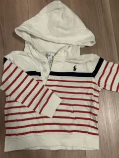 Ralph Lauren ストライプ パーカー 18M