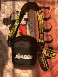 新品、未使用 FR2×XLARGEコラボ ショルダーバッグ 黒