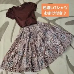 フラダンスセット★茶色系☆今なら色違いTシャツのおまけ付き♪
