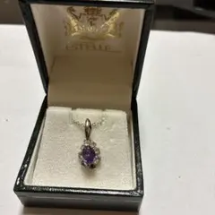 ESTELLE ネックレス パープルストーンのサムネイル