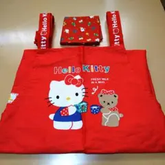 【新品】サンリオ　Sanrio　ハローキティ 子ども用エプロン　平成レトロ