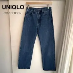 UNIQLO JWAストレートデニム　 ブルー　サイズ24