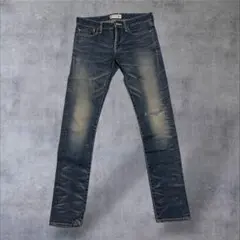 VANQUISH ダークブルー スキニーデニム サイズ28