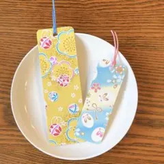 26.ハンドメイドしおり ブックマーク リバティベッツィ 布製 プチ