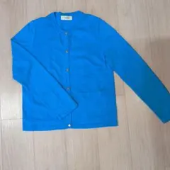 INED イネド ブルー カーディガンのサムネイル